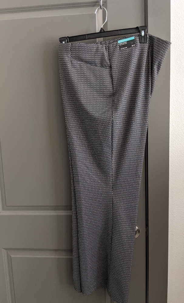 Investments Black and White Patterned Pants
